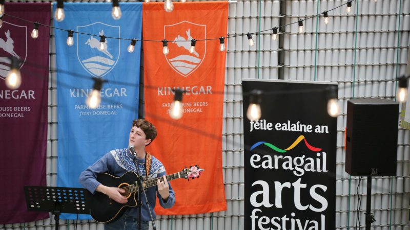 Letterkenny musician George Houston performing at the official launch of the annual Earagail Arts Festival in Kinnegar’s K2 Brewery in Letterkenny on Friday, 23rd June. Donegal’s premier summer event takes place from 8th - 23rd July. Visit eaf.ie for full details.